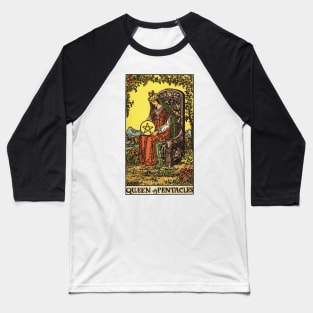 QUEEN OF PENTACLES Baseball T-Shirt